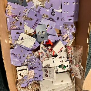 Huge bundle of icing and Claire’s jewelry necklaces earrings bracelets rings